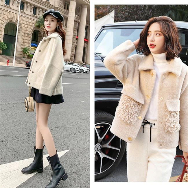 bonded sherpa fleece fabric for winter garment