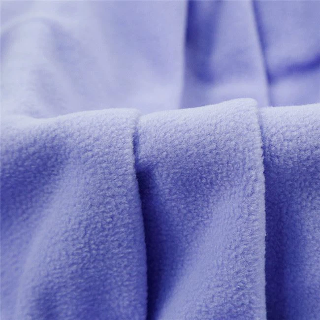 Sky blue colour polar fleece fabric