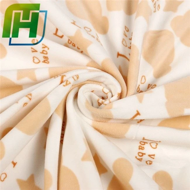 Print Minky Cuddle Fleece Fabric For Baby Blanket