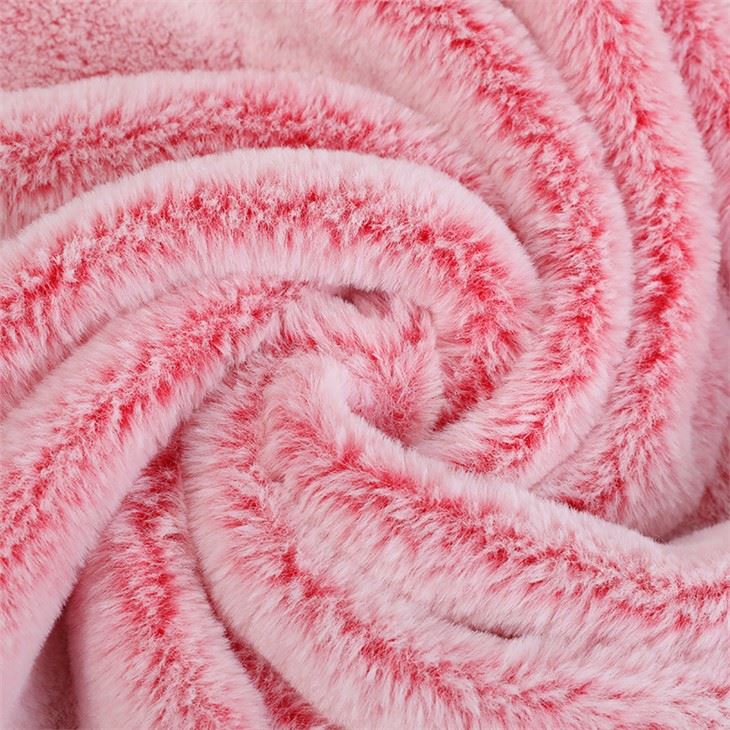 kanin fuskepels fleece stoff