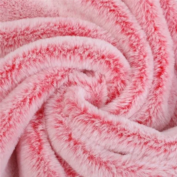 kanin fuskepels fleece stoff