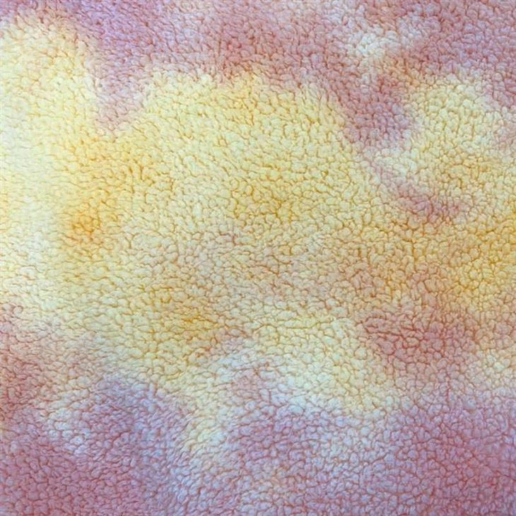 Tie Dye Sherpa Fleece Fabric