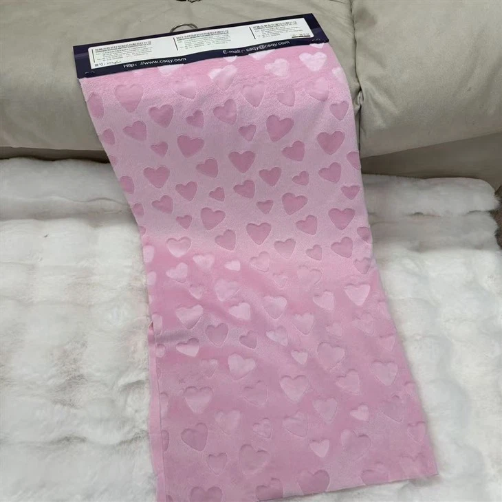 Pink Minky Brush Fabric