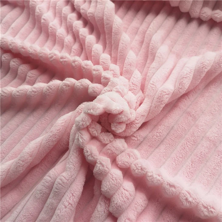 Stripet flanellfleece